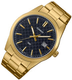 Gold MTP-VD03G Branded Watch