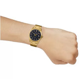 Gold MTP-VD03G Branded Watch