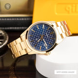 Gold MTP-VD03G Branded Watch